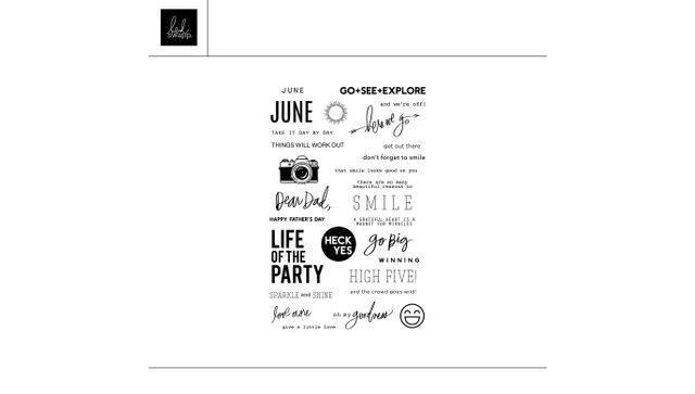 Digital June Captions Stamp, 1 of 1