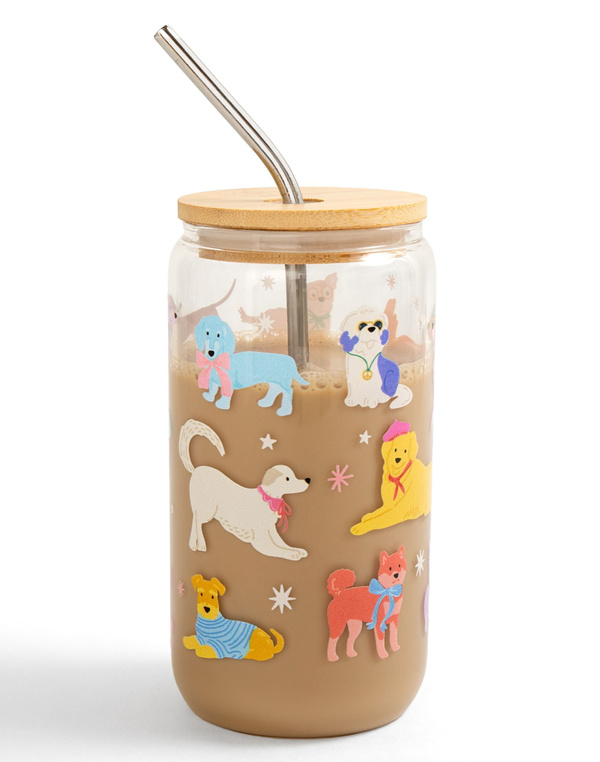 Dapper Dogs Glass Can, 4 of 6