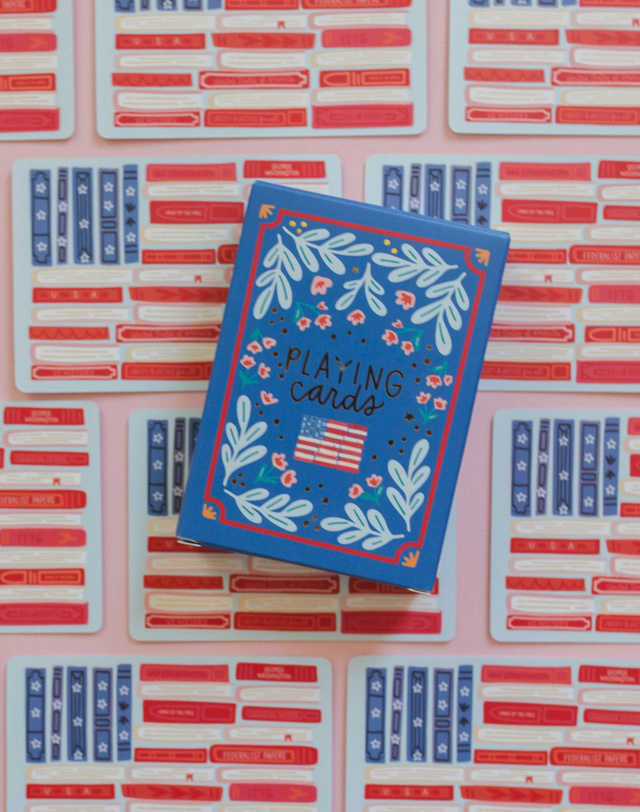 American Flag Books Deck of Playing Cards, 1 of 7