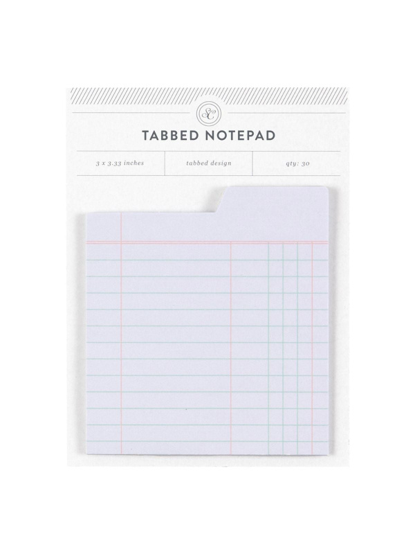 Tabbed Notepad - Purple Ledger, 1 of 2