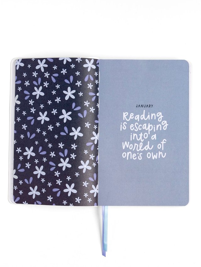 Blue Floral & Bows Petite Planner : 2027 Calendar Year, 9 of 14