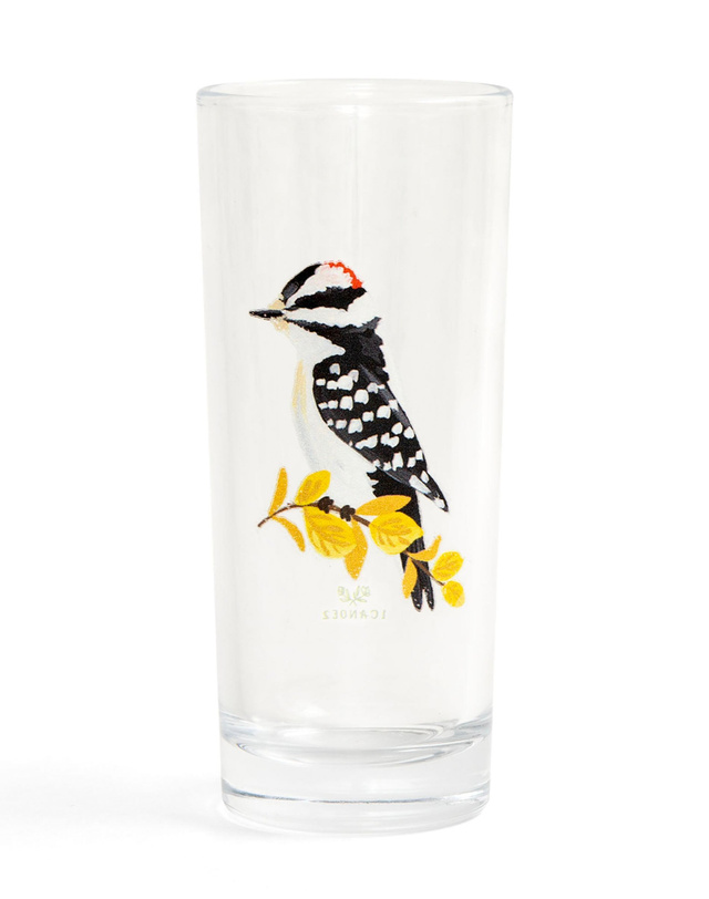 Woodpecker Tall Juice Glass, 2 of 2
