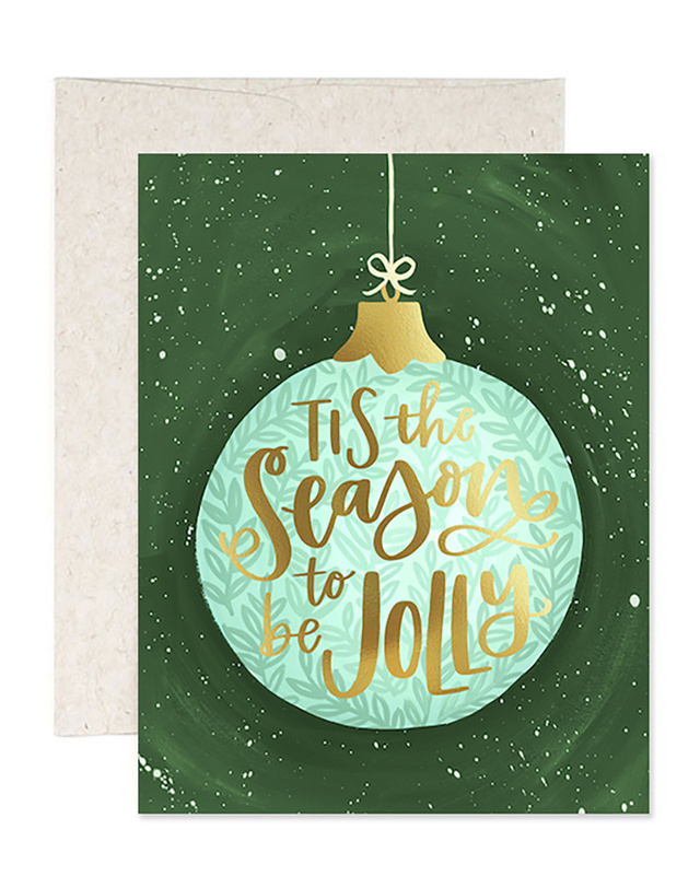 Jolly Ornament Greeting Card, 1 of 1