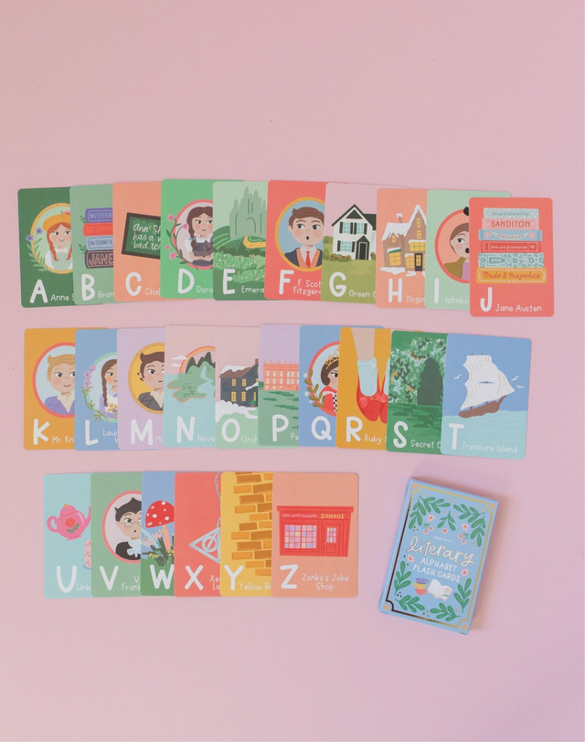 Literary Favorites Educational Alphabet Flash Cards, 3 of 7