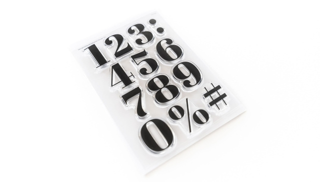 Numbers Are Awesome #20 4×6 Stamp Set, 2 of 2