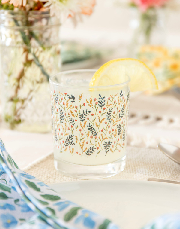 Field Floral Short Juice Glass, 1 of 3