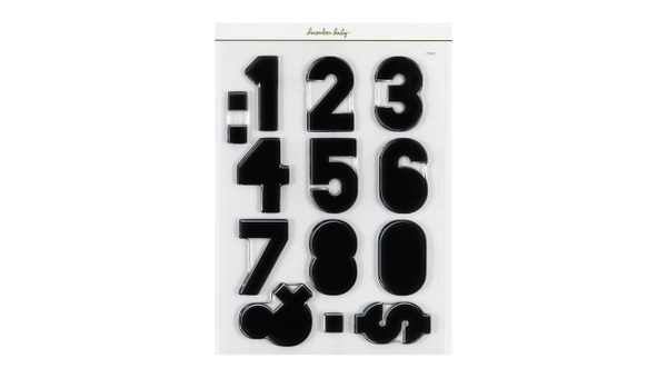 Numbers 6×8 Stamp Set, 1 of 2