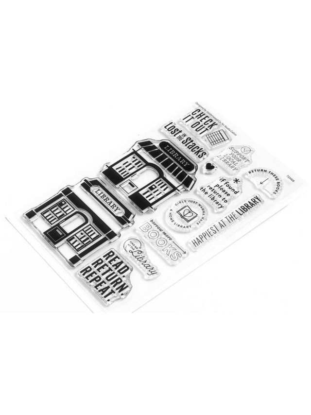 Stamp Set : 4×6 Library by Goldenwood Co, 2 of 4
