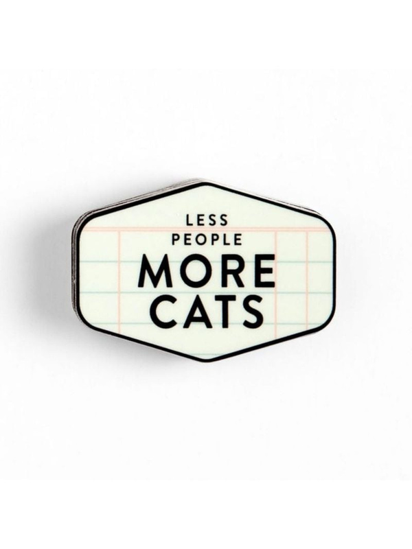 Less People More Cats Decal Sticker, 1 of 1