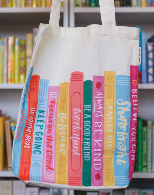 Affirmations Books Tote Bag, 4 of 5