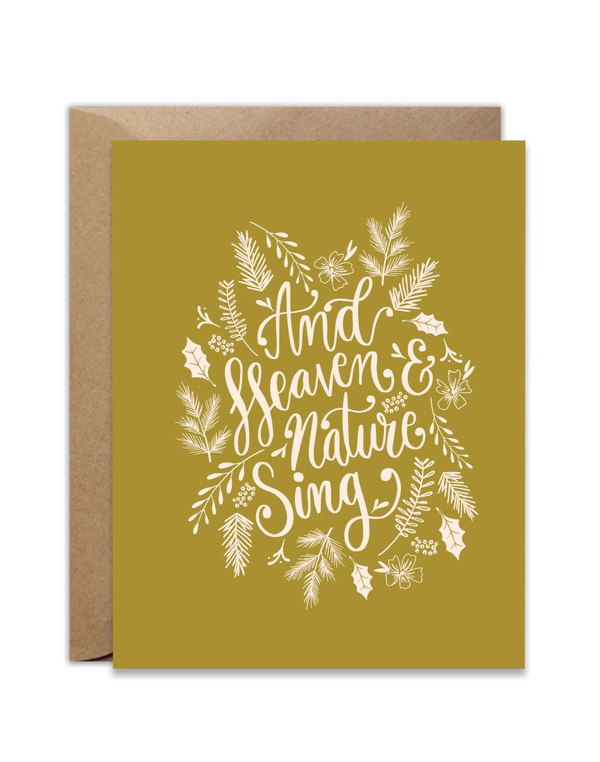 Joy To The World Garden Greeting Card, 1 of 1