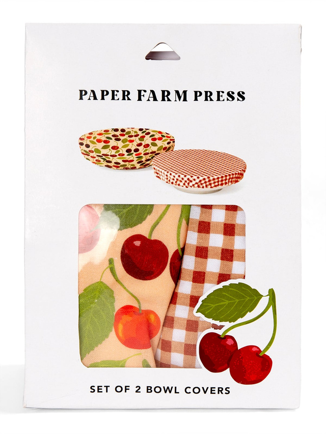 Cherry Grove Reusable Fabric Bowl Cover Set, 7 of 9