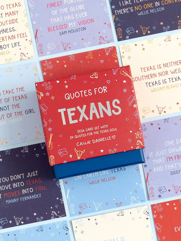 Quotes for Texans - Texas Western Card Set with Display Stand, 3 of 4