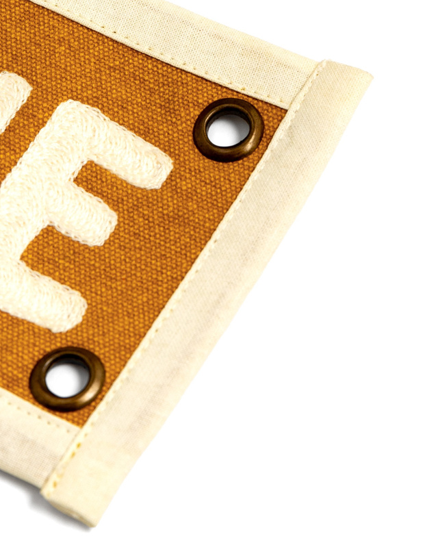 Rise + Shine Embroidered Canvas Banner, 3 of 3