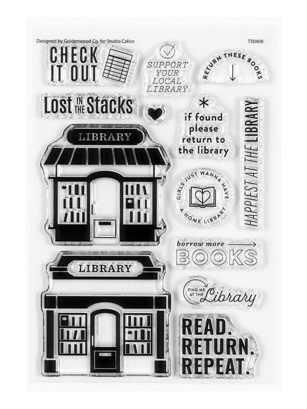 Stamp Set : 4×6 Library by Goldenwood Co, 1 of 4