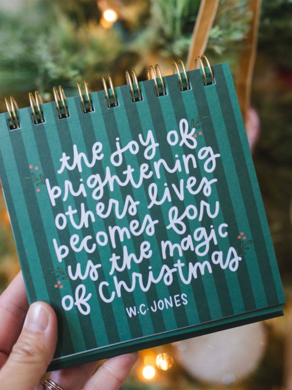 25 Days Of Christmas - Quotes + Prompts Advent Desk Calendar, 5 of 13