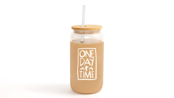 One Day At A Time Glass Can, 4 of 4