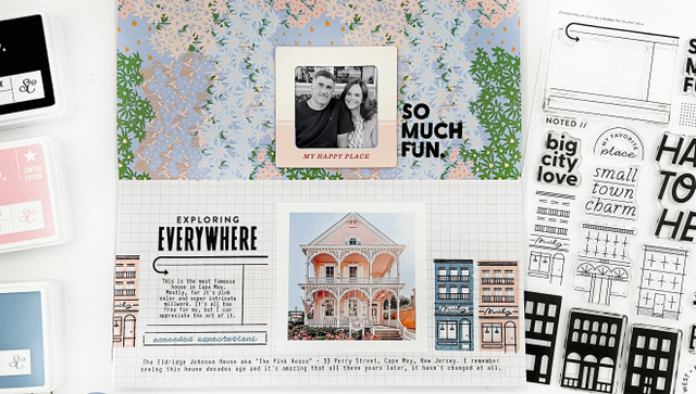 Stamp Set : 6×8 Happy To Be Here, 6 of 9