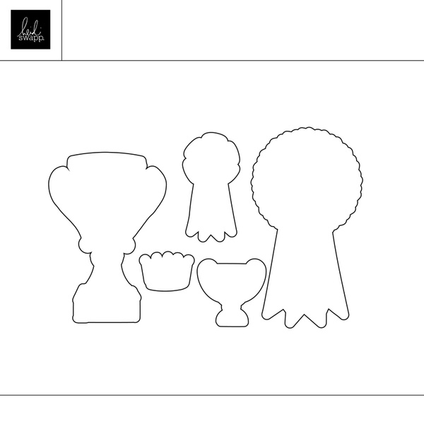Digital Cut Files Stamp Society 6×8 Stamp Set - February 2021, 1 of 1