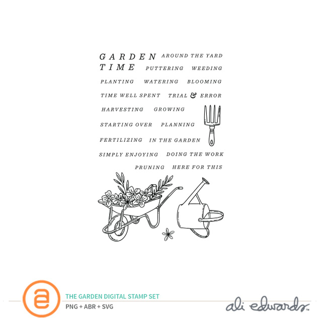 The Garden Digital Stamp Set, 1 of 1