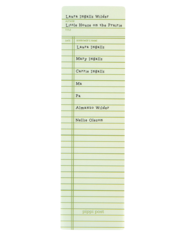 Little House On The Prairie Library Check Out Transparent Bookmark, 4 of 4