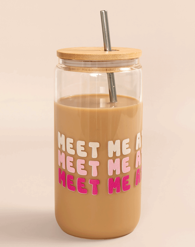 Meet Me At The Court Pickleball Glass Can, 2 of 2