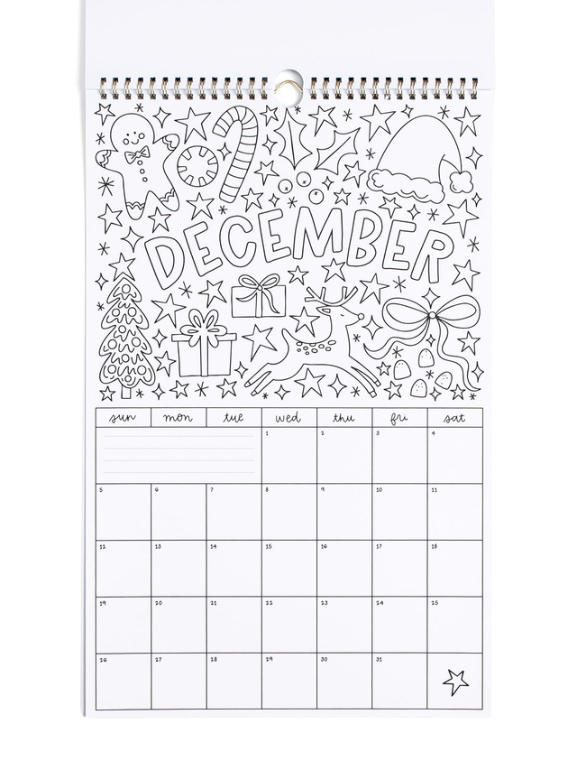 Color & Plan 2027 Spiral Hanging Wall Calendar, 9 of 9