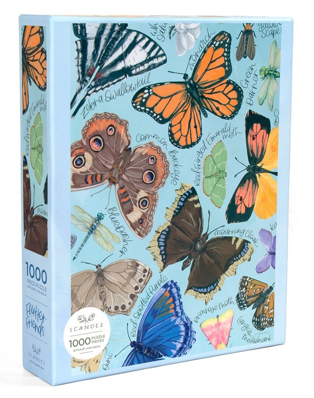 Flutter Friends - 1,000 Piece Jigsaw Puzzle, 1 of 8