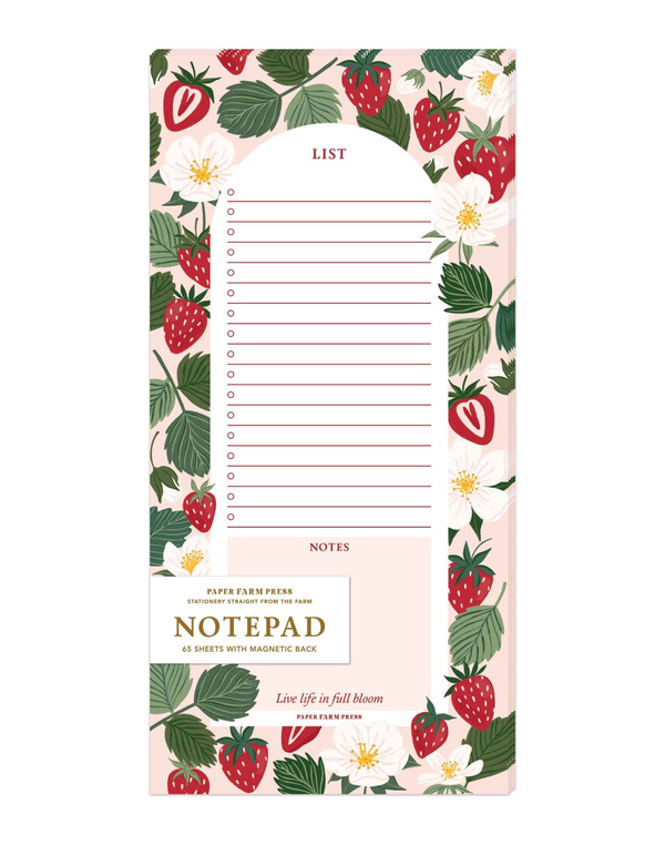 Strawberry Patch Notepad, 2 of 2