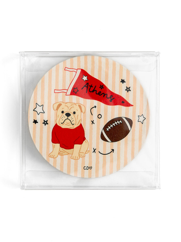 Athens Football Game Day Paper Coasters - Set of 10, 2 of 3