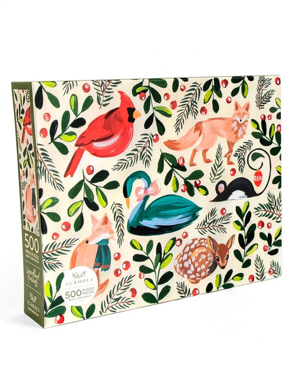 Woodland Animals - 500 Piece Jigsaw Puzzle, 1 of 9