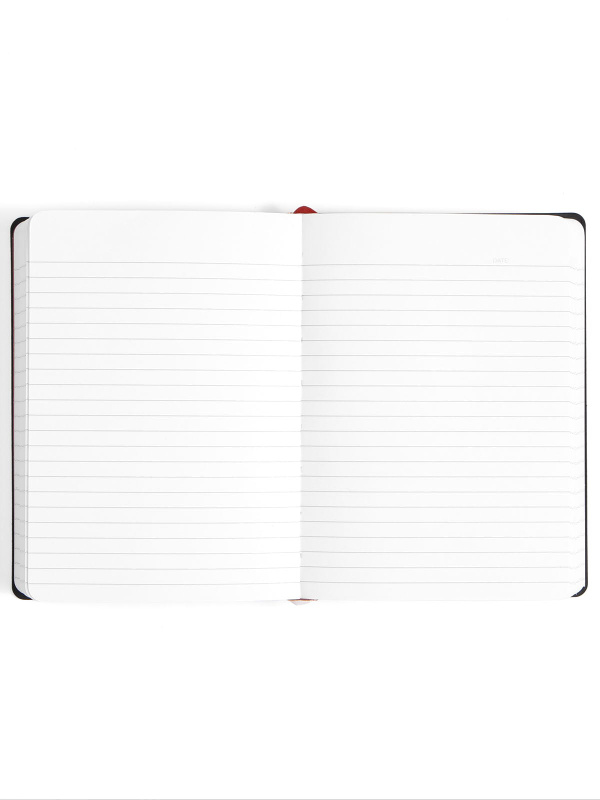 Red Mushrooms 5×7 Lined Softcover Book Journal, 6 of 6