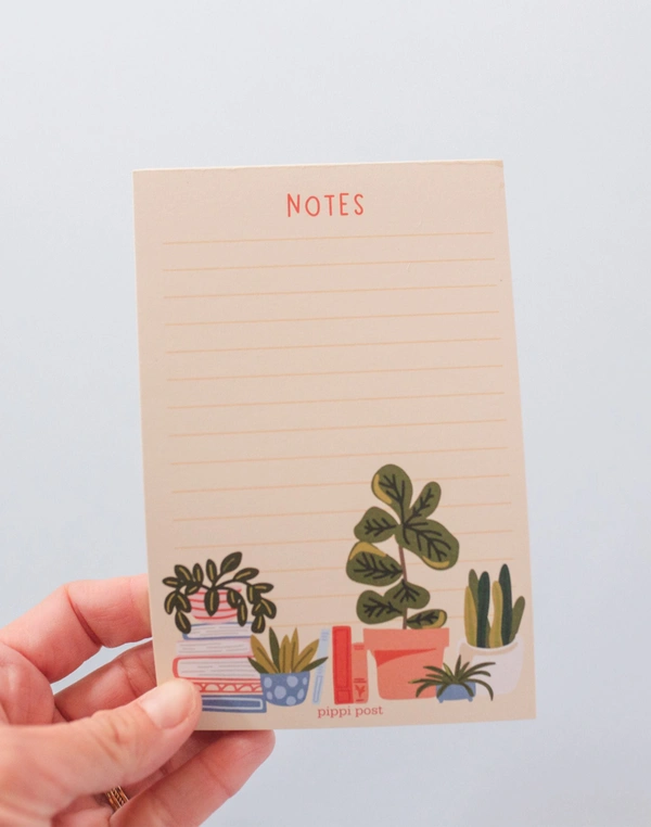 Plants & Books Notepad, 1 of 2