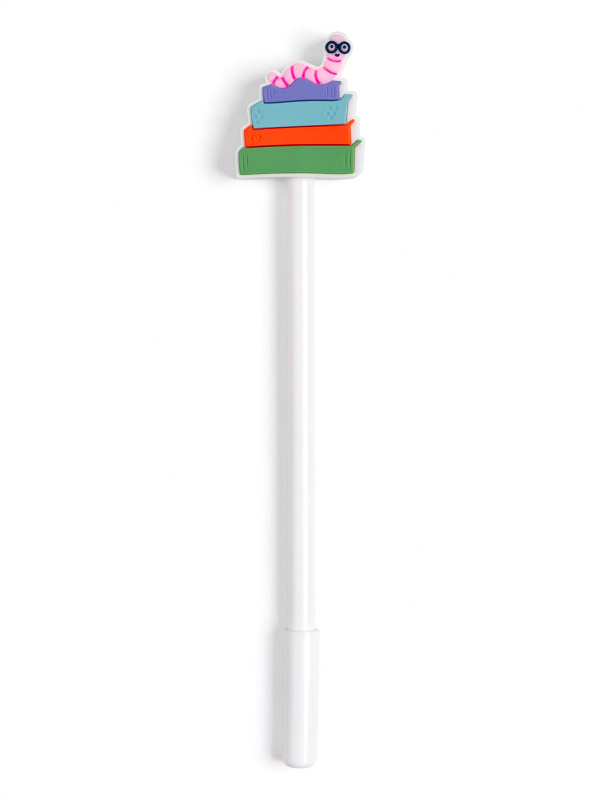Bookworm Book Stack Gel Pen, 1 of 3