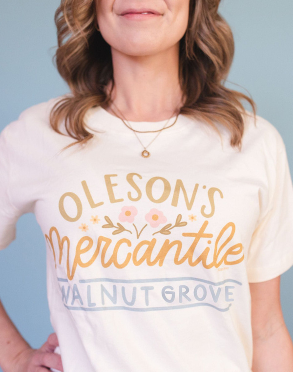 Oleson's Mercantile Tee - Ivory, 3 of 4