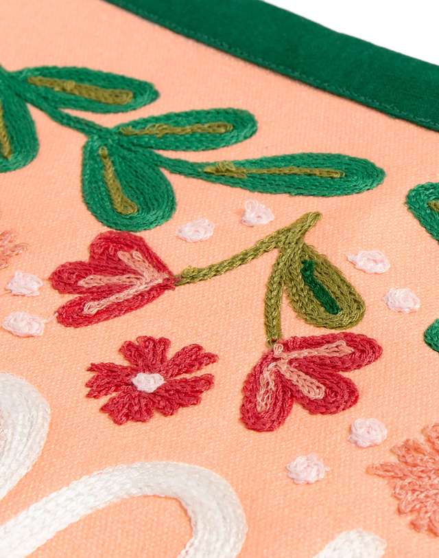 Book Nook Embroidered Canvas Banner, 3 of 4