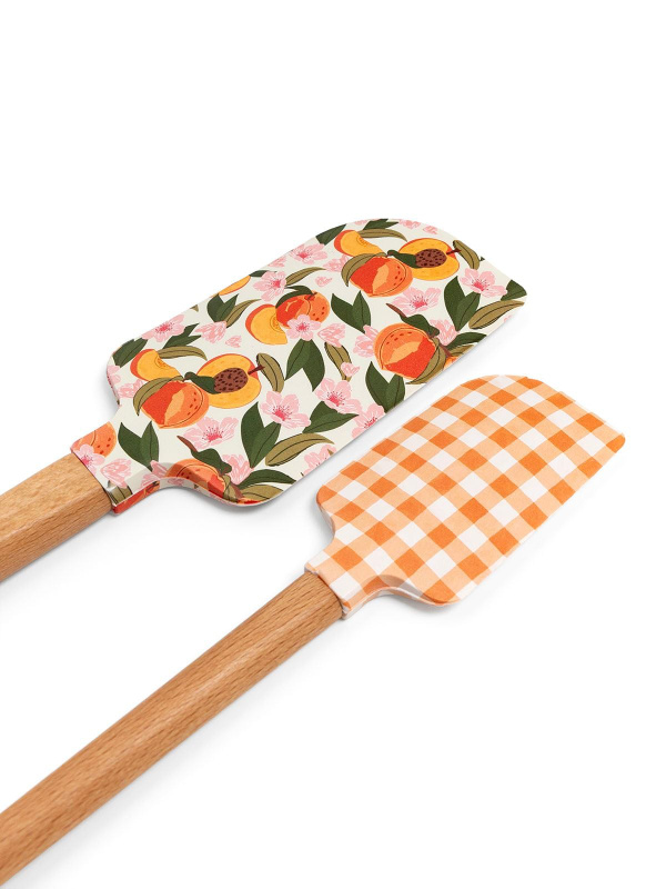 Peach Blossom Silicone Kitchen Spatulas - Set of 2, 5 of 9