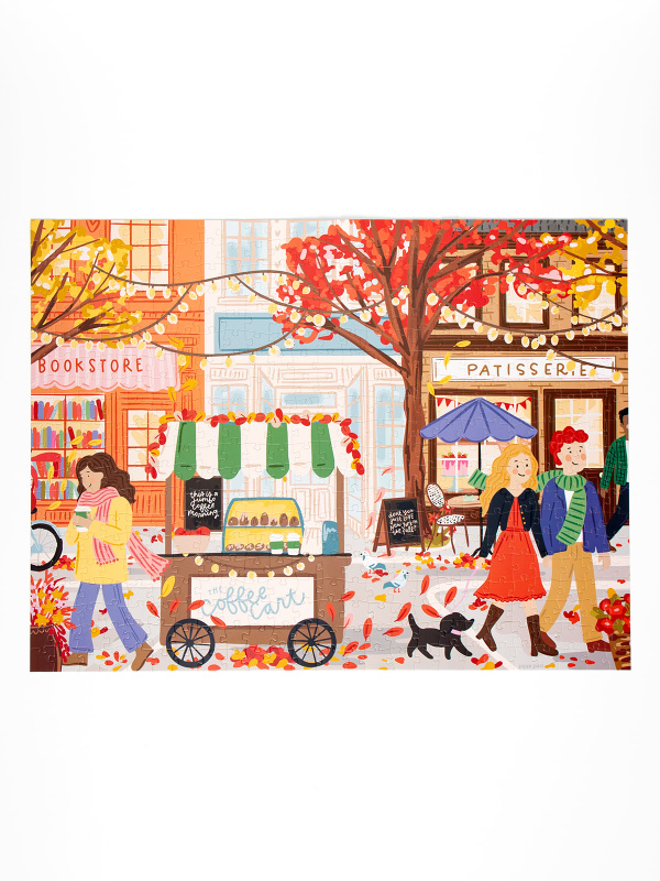Sweater Weather Cozy Fall Town – 500 Piece Jigsaw Puzzle, 5 of 5