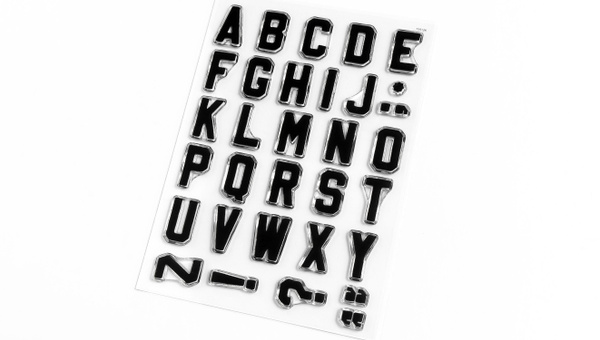 Alphas Are Awesome #10 6×8 Stamp Set, 2 of 2