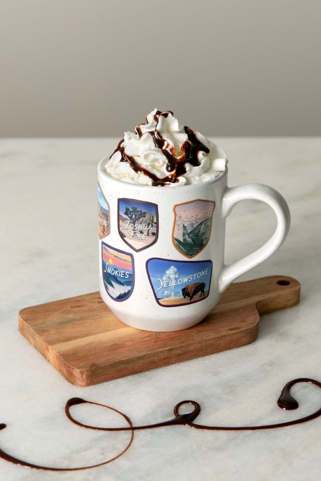 National Parks Badges 14oz Ceramic Coffee Mug, 1 of 3