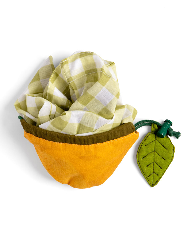 Orange Foldable Market Tote Bag, 3 of 3