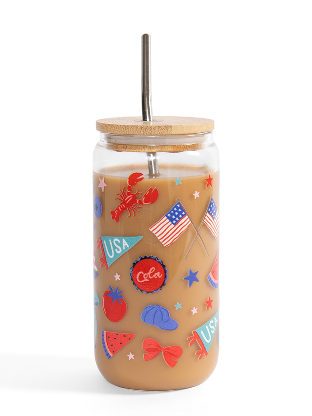 Coastal Americana Glass Can, 5 of 7