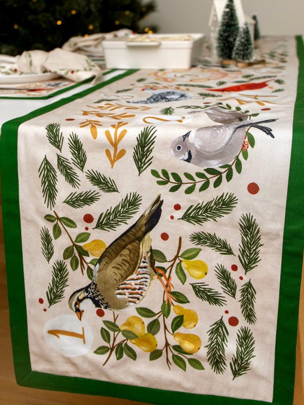 12 Days of Christmas Tablecloth Runner, 1 of 6