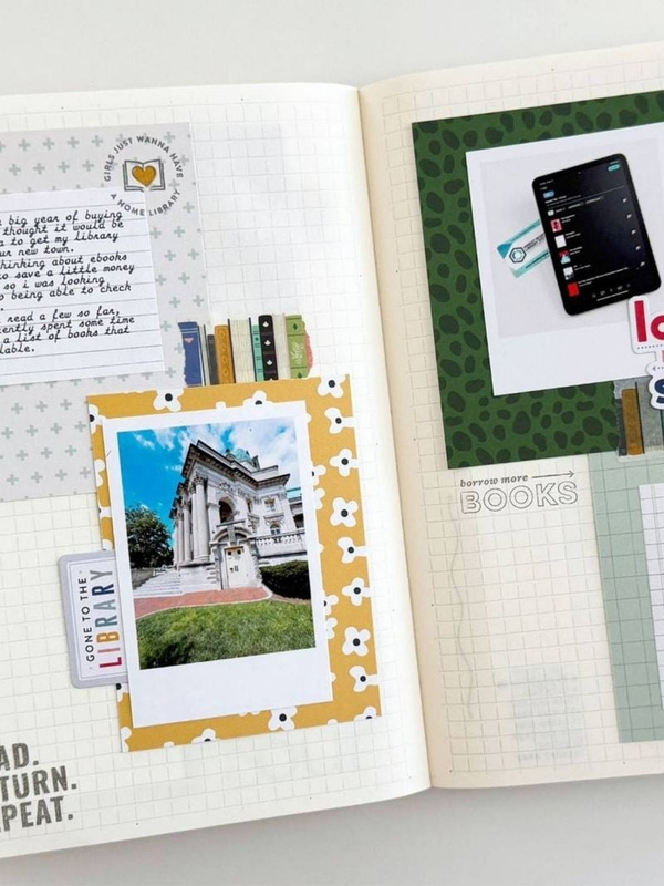 Stamp Set : 4×6 Library by Goldenwood Co, 4 of 4