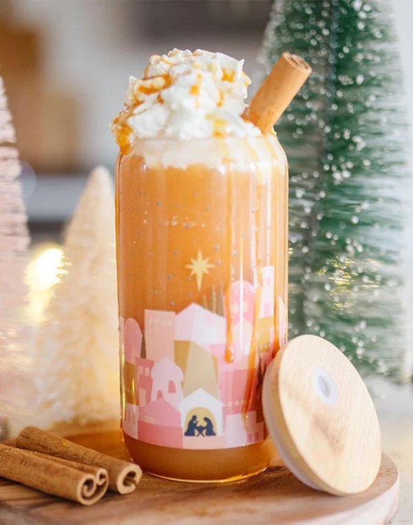 Nativity Glass Can, 1 of 6