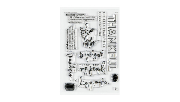 Stamp Set : 4×6 Thankful, 1 of 2