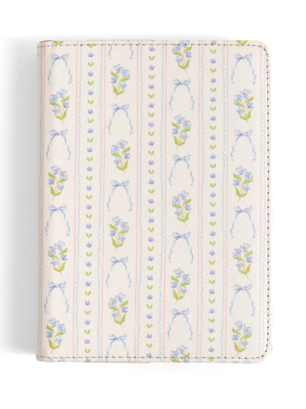Blue Floral & Bows Kindle Paperwhite 12 Case with Handle, 1 of 2
