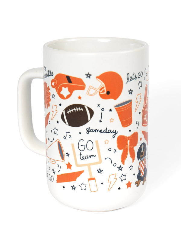 Knoxville Football Game Day Tall Ceramic Mug, 2 of 3