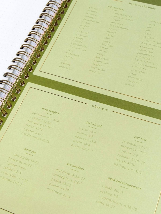 Blush Pink Bible Study Spiral Notebook, 6 of 11