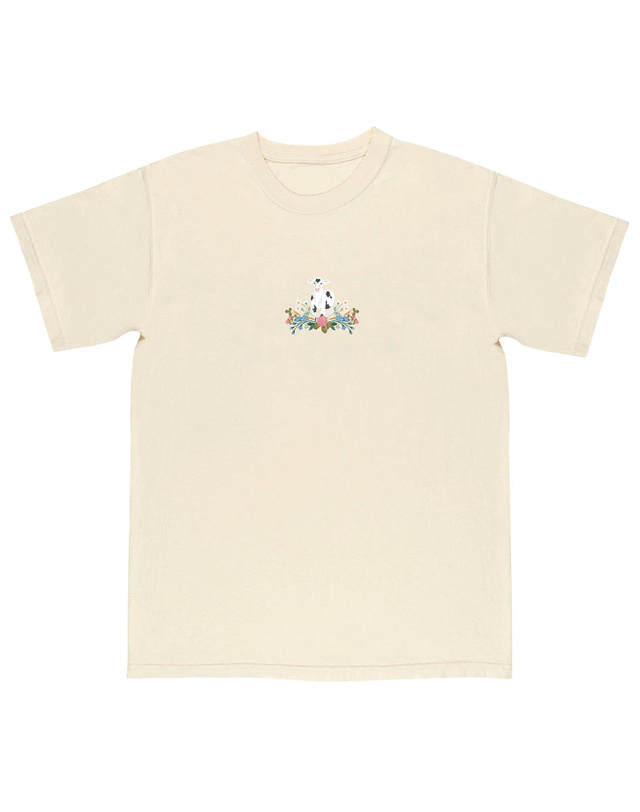 Cows & Flowers Tee - Ivory, 4 of 4